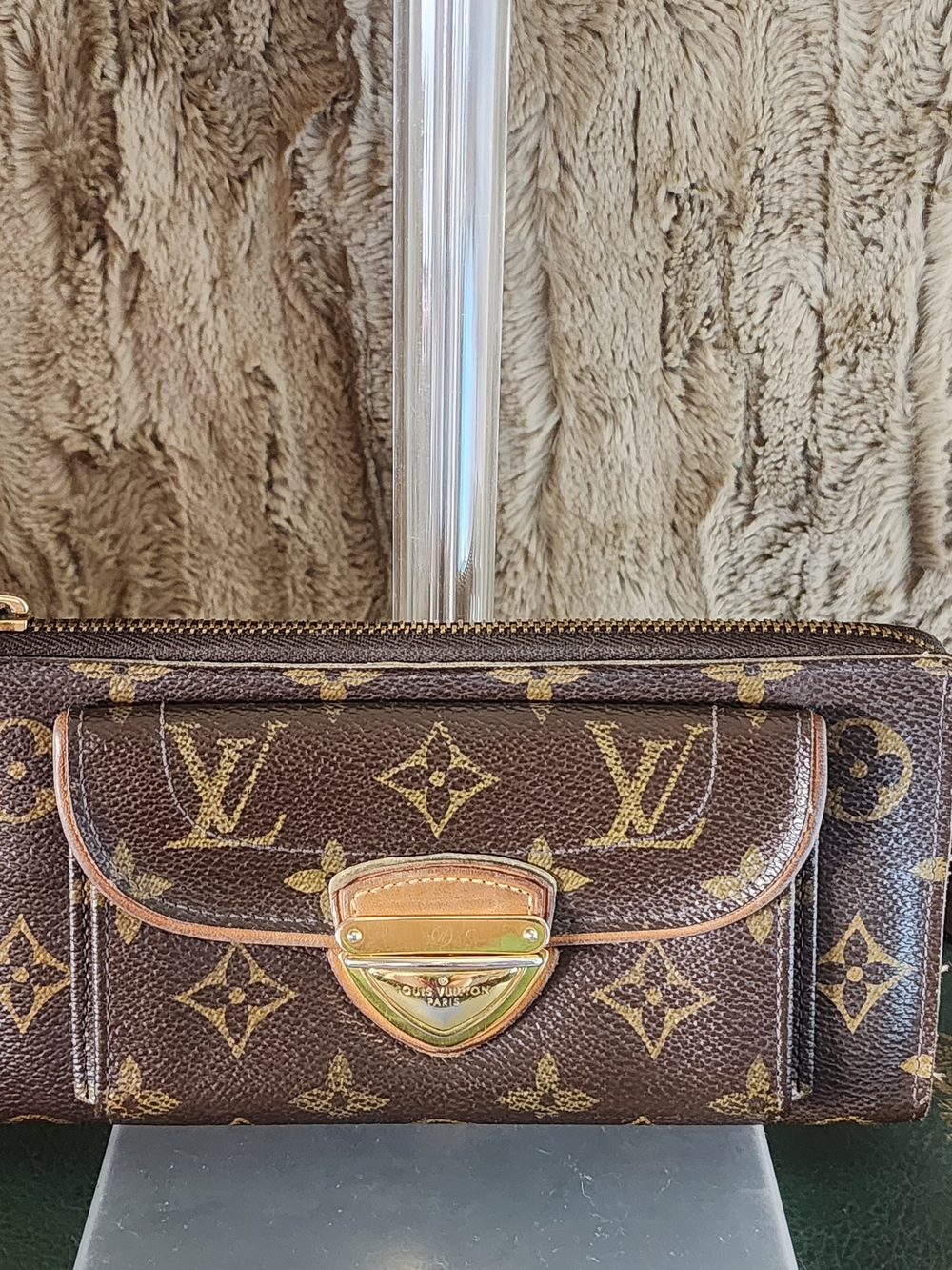 Vintage Louis Vuitton Monogram Organizer Clutch Wallet